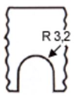 Fréza žlábkovací Ø 6,4 mm