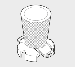 Vložka filtru 1/8-3/8 - 20µm -  