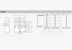 Rozbočovací modul PA G 3/4-1 -  