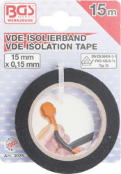 Izolační VDE páska 15,0 mm x 15,0 m Kraftmann BGS103025