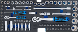 Nářaďový modul - BGS103345 Gola sada 1/4-1/2" pro 5/32 ÷ 1 1/4" palcová (Sada 78 dílů)