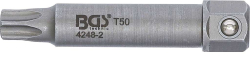 Bit 12 mm T-profil (pro Torx) T50 x 64 mm BGS104248-2 Pro demontáž řemenic alternátorů