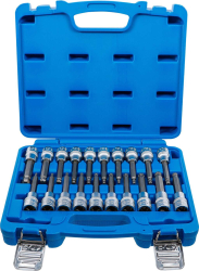 Zástrčné hlavice 1/2" Hex, Torx, XZN BGS105170 (Sada 20 dílů)