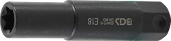 Nástrčná hlavice HEX 22 mm E-profil E 18 BGS105246-E18, úderová, velmi dlouhá